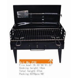 portable BBQ grill, 16.33`` x 8`` x 1.57`` (portable BBQ grill, 16.33`` x 8`` x 1.57``)