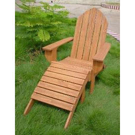 Garden chair, wooden (Chaise de jardin en bois)