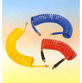 PU braid recoil hose (PU tresse flexible recul)