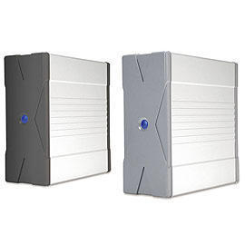 Aluminum enclosure for two 3.5`` HDD (Boîtier en aluminium pour deux 3.5``HDD)
