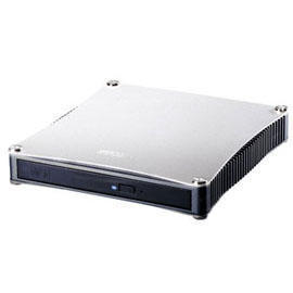 Ultra-slim DVD recorder enclosure with multiple high-speed transfer interfaces (Ultra-Slim DVD-Recorder Gehäuse mit mehreren High-Speed-Schnittstellen übertra)