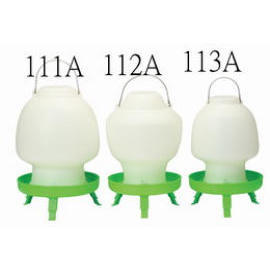 Ball type drinker with legs for poultry