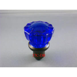 Color glass door knob (Color glass door knob)