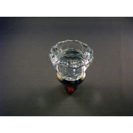 Crystal glass door knob (Diamond style) (Crystal glass door knob (Diamond style))