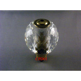 Clear crystal polygon doorknob (Clear crystal polygon doorknob)