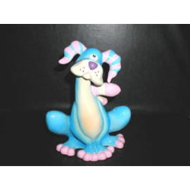 Ceramic Dog money bank (Ceramic Dog money bank)
