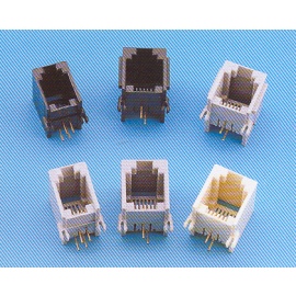 E55 SERIES SIDE ENTRY L/P PCB JACK (E55 SERIES SIDE ENTRY L/P PCB JACK)
