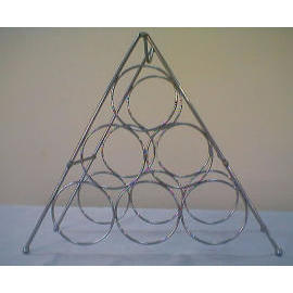 WIRE PRODUCTS 6 BOTTLE WINE RACK (WIRE PRODUCTS 6 BOTTLE WINE RACK)