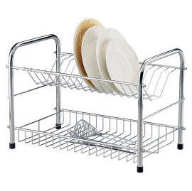 KITCHEN METAL DISH DRAINER (CUISINE METAL LAVE DRAINEUR)