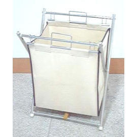 METAL BATHROOM ACCESSORIES LAUNDRY CART (METAL ACCESSOIRES SALLE DE BAIN LINGE PANIER)