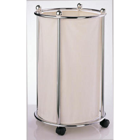 METAL BATHROOM ACCESSORIES LAUNDRY CART (METAL ACCESSOIRES SALLE DE BAIN LINGE PANIER)