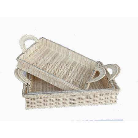 RECTANGLE SERVING BASKET S/3 (ПРЯМОУГОЛЬНИКА ВЫСТУПАЮЩАЯ КОРЗИНУ S / 3)