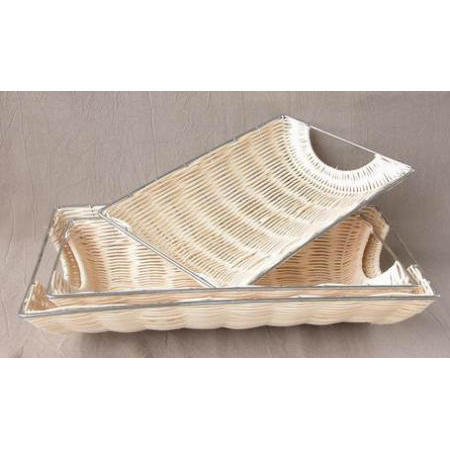 RECTANGLE SERVING BASKET S/2 (RECTANGLE PANIER SERVICE S / 2)