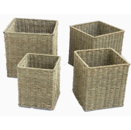 SEAGRASS BASKET S/4 (SEAGRASS BASKET S/4)