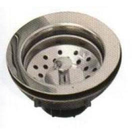 4-1/2`` Duo basket strainer, Plastic with stainless steel cover