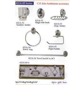CP Zinc bathroom accessories (CP accessoires de salle de bain de zinc)