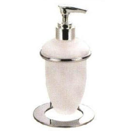 Standing soap dispenser & holder, C.P. Brass (Постоянный диспенсер мыла & держателя,  .P. Латунь)