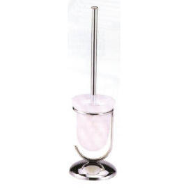 Standing toilet brush & holder, C.P. steel (Standing toilet brush & holder, C.P. steel)