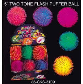 5`` TWO TONE FLASH PUFFER BALL (5``TWO TONE FLASH Puffer BALL)