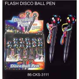 FLASH DISCO BALL PEN