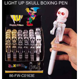 LIGHT UP SKULL BOXEN PEN (LIGHT UP SKULL BOXEN PEN)