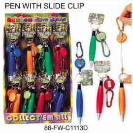 PEN WITH SLIDE CLIP (ПЕН-клуб с горкой CLIP)