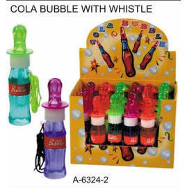 COLA BUBBLE WITH WHISTLE