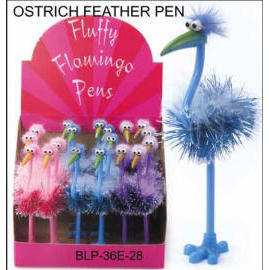 OSTRICH FEATHER PEN (Straußenfeder PEN)