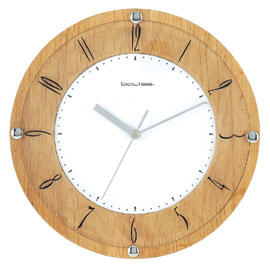 Wooden & Glass Combination Clock