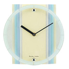 Wooden & Glass Combination Clock
