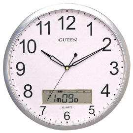 LCD Day / Date Clock