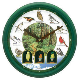 Rotating Clock with Bird Sounds (Tournante Horloge avec Bird Sounds)