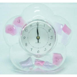 Acrylic liquid filled giftwares clock