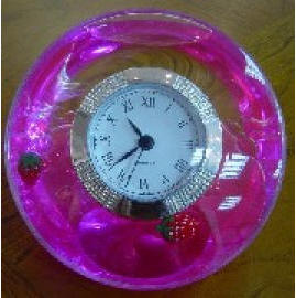 Acrylic liquid filled giftwares clock