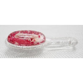 Acrylic liquid filled beauty accessories hair brush/comb (Акриловые заполнена жидкостью красоты аксессуары для волос щетки / гребень)