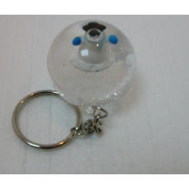 Acrylic liquid filled souvenirs key chain (Liquide acrylique souvenirs remplis de porte-clés)