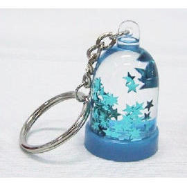 Acrylic liquid filled souvenirs key chain (Liquide acrylique souvenirs remplis de porte-clés)