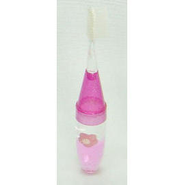 Acrylic liquid filled kid`s bathroom accessories toothbrush (Acrylique Kid`s remplis de liquide accessoires de salle de brosse à dents)