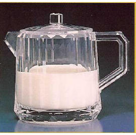 acrylic facted cream pot (акриловые f ted банка крема)