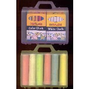 30 PCS JUMBO CHALK + REGULAR CHALK IN A CASE