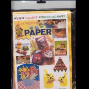 CRAFT NORMAL & METALLIC CORRUGATED PAPER CARD (CRAFT NORMAL & METALLIC DECOBANDEROLEN CARD)