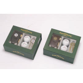 Golf Leather Ball Pouch, golf accessories, gift (Гольф Кожаный мяч "Дипломатическая почта, гольф принадлежностей, подарков)