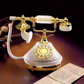 Crystal Telephone, Antique/classic Telephone (Crystal Téléphone, Antique / téléphonique Classic)