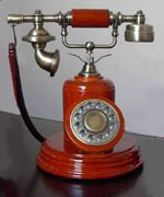 Wood Telephone, Antique/classic Telephone, Cylinder