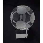 Crystal Soccer Ball/Stand (Crystal Soccer Ball/Stand)