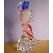 Glass Mermaid, w/Base, 23 Cm (Стекло Русалка, W / База, 23 см)