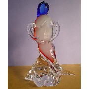 Glass Mermaid w / Base, 21 cm (Glass Mermaid w / Base, 21 cm)