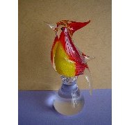 Glass Bird w/Base (Стекло Bird W / База)