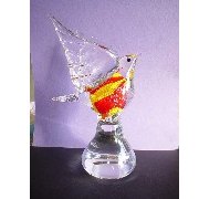 Glass Bird w / Base (Glass Bird w / Base)