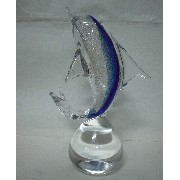 Glass Dolphin, w/Base (Glass Dolphin, w/Base)